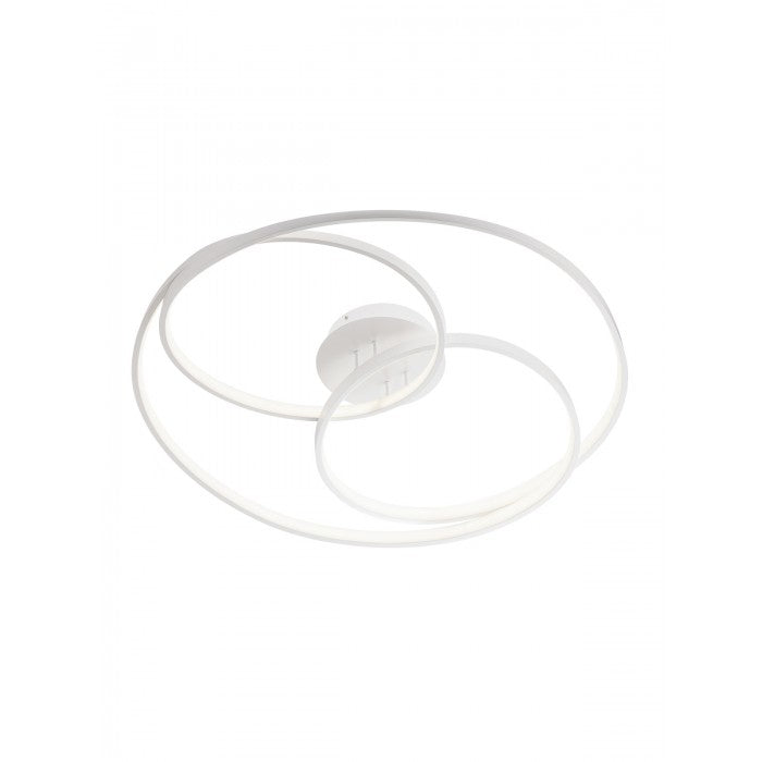 Plafoniera LED Centrix, alb mat, 92W, 4918lm, 3000K, D.80 cm, IP20, Smarter, 01-2971