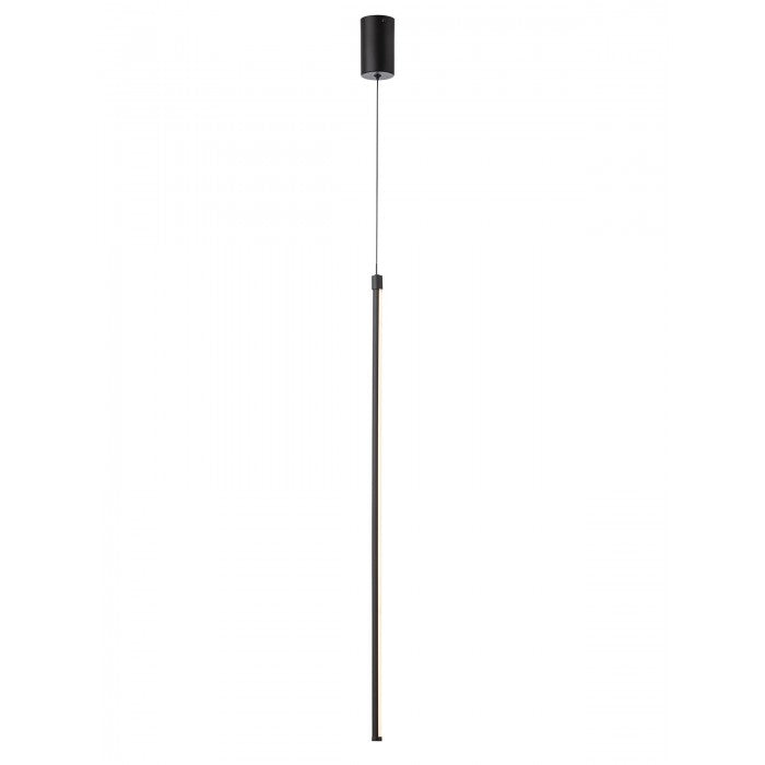 Lustra suspendata Taboo, negru mat, LED, 11W, 798 lumeni, alb cald 3000K, L.80 cm, Smarter 01-3119