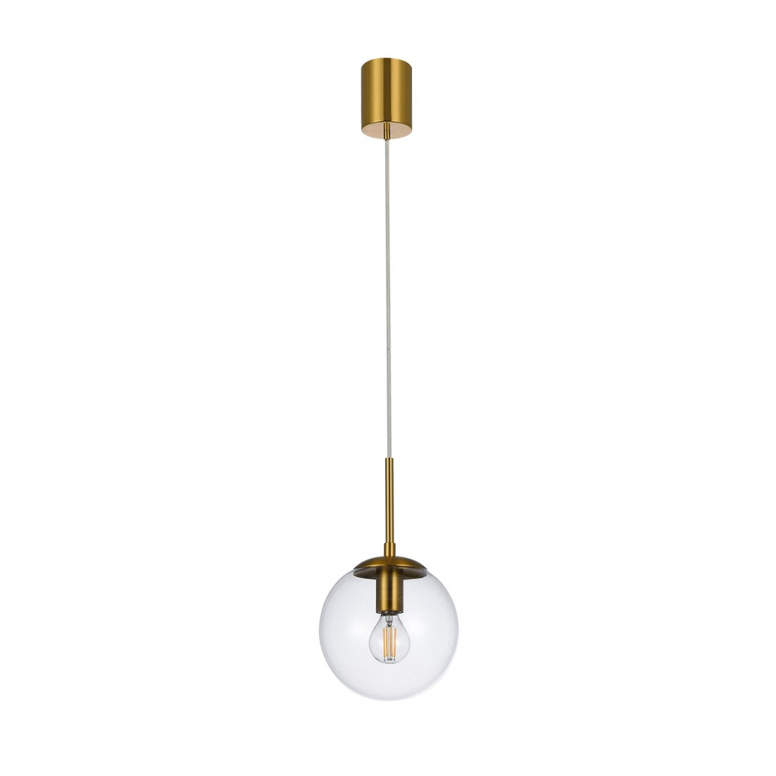 Lustra suspendata Global, alama, 1xE27, D.15cm, IP20, Smarter, 01-3163