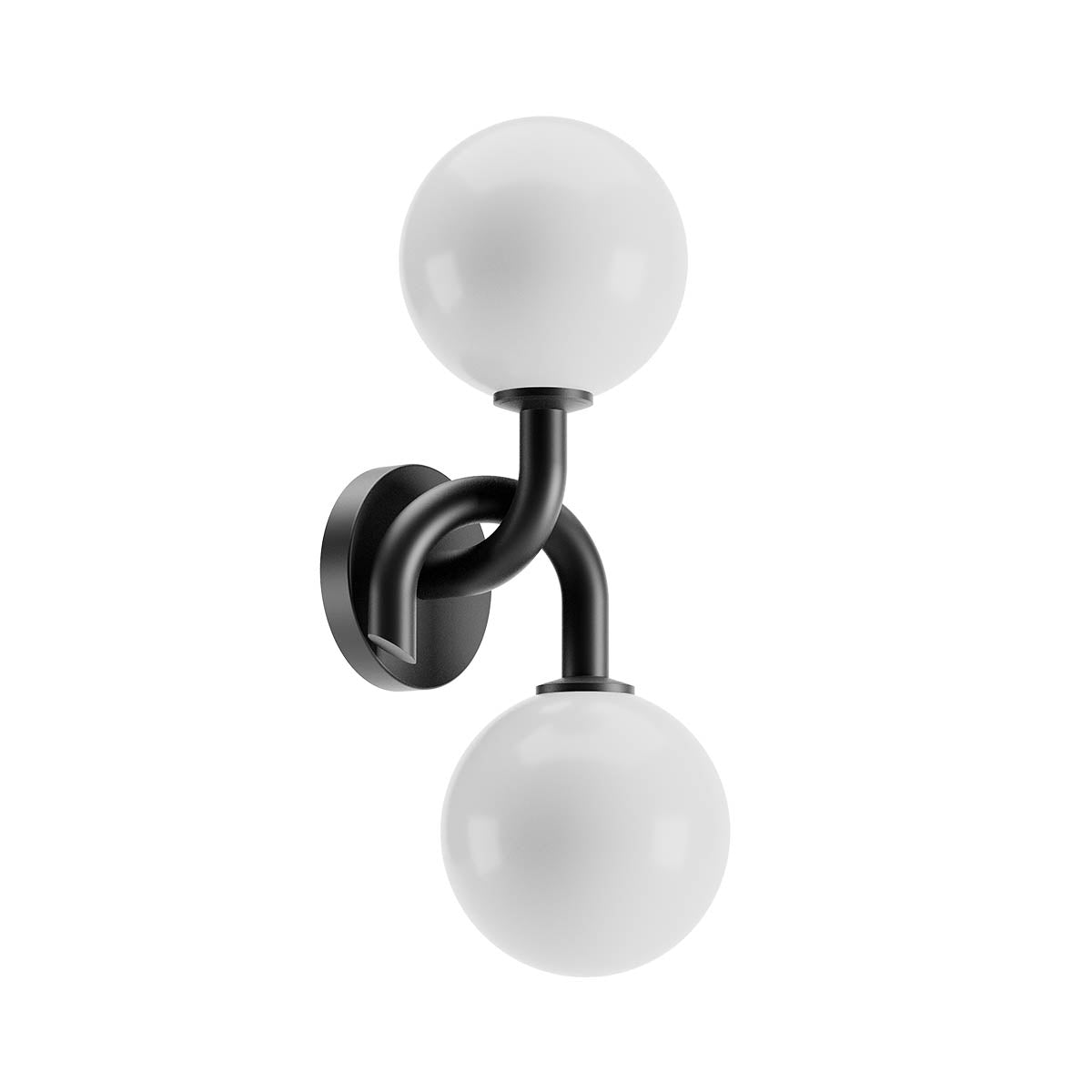 Aplica Confusio, negru, 2xE14, IP20, Redo, 01-3255