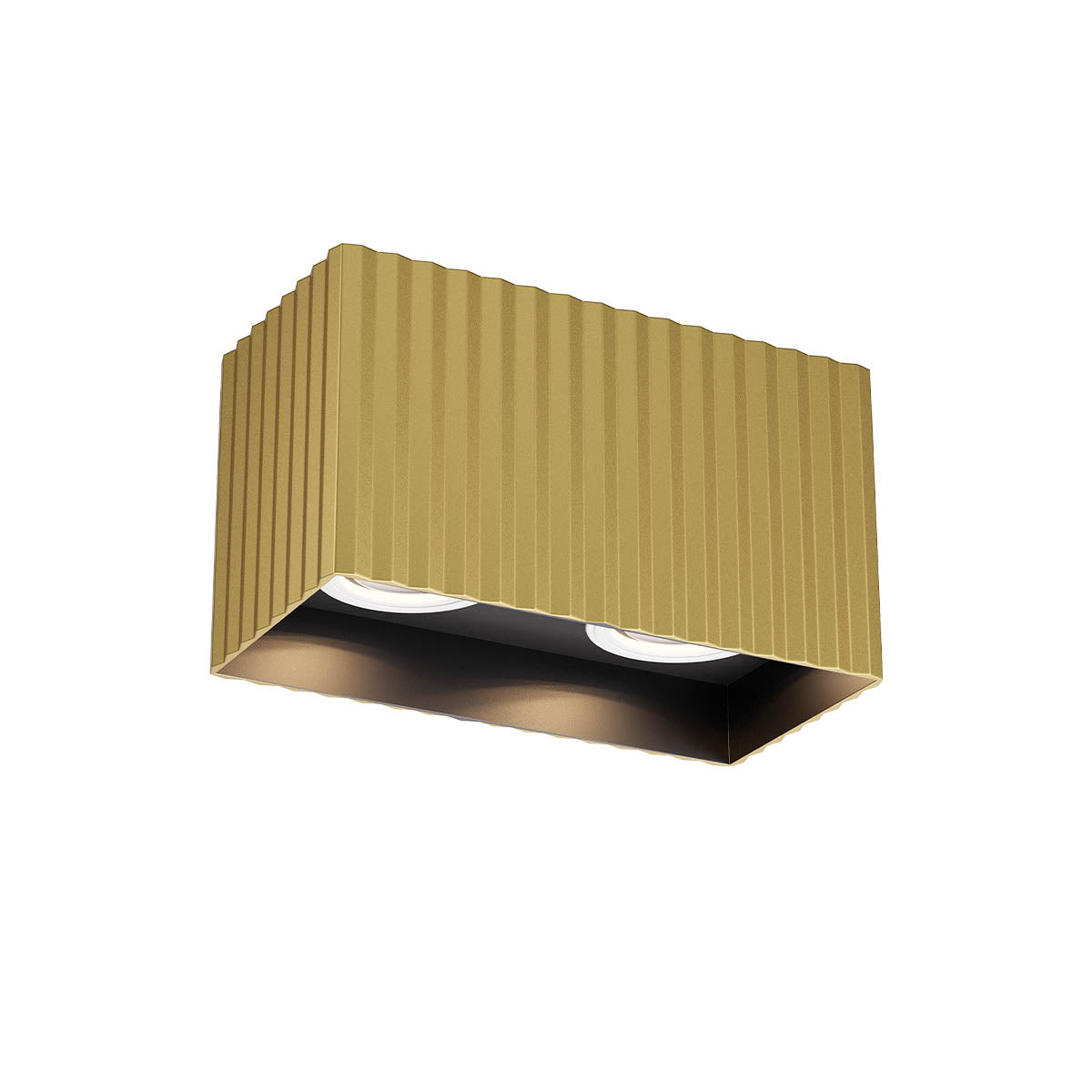 Plafoniera Delphi, auriu/negru, 2xGU10, L.16cm, IP20, Redo, 01-3411