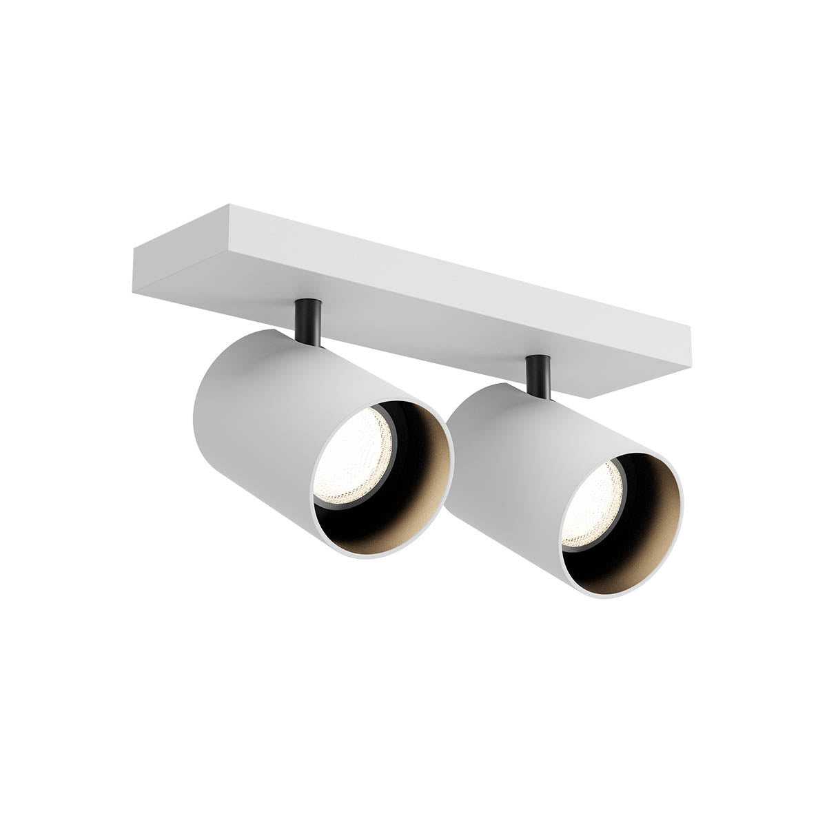 Plafoniera Corinth, alb/negru, 2xGU10, L.26cm, IP20, Redo, 01-3440