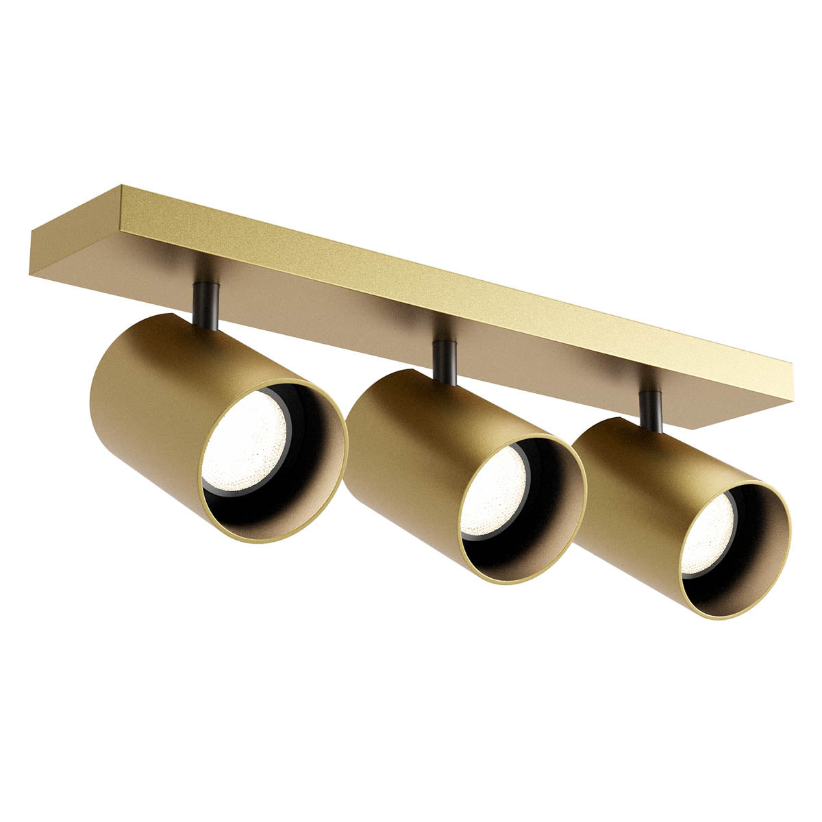 Plafoniera Corinth, auriu/negru, 3xGU10, L.39cm, IP20, Redo, 01-3444