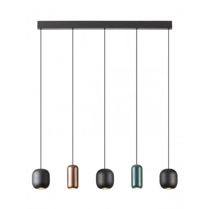 Lustra Boom, multicolor, 5XGU10, L.102 cm, Smarter 01-3481