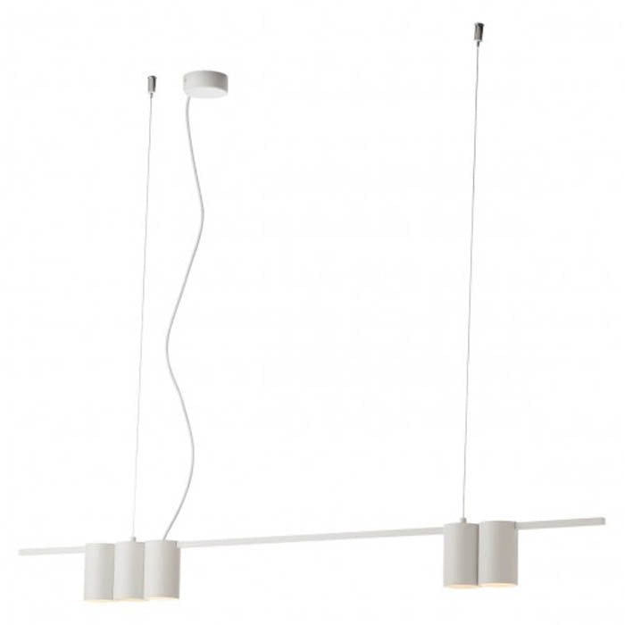 Lustra Modi, alb, 5XGU10, L.100 cm, Smarter 01-3514