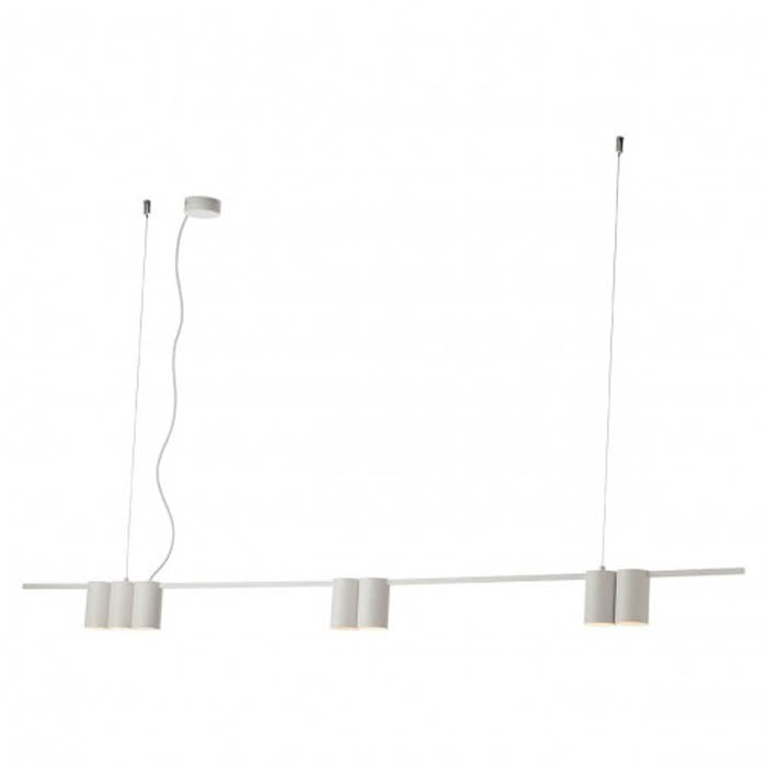 Lustra Modi, alb, 7XGU10, L.150 cm, Smarter 01-3517