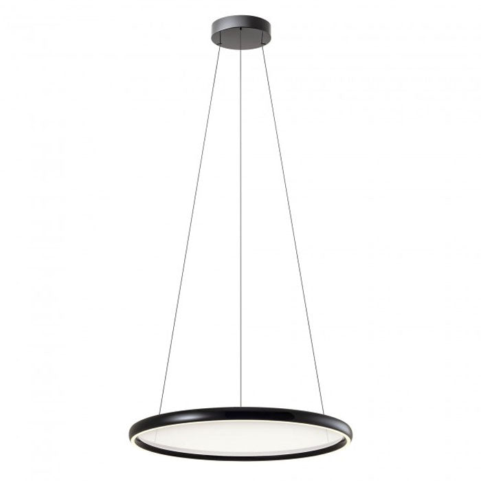 Lustra LED Vance, negru, 70W, 5800lm, 2700K, 4000K, 5000K, telecomanda, D.65cm, IP20, Redo, 01-3738