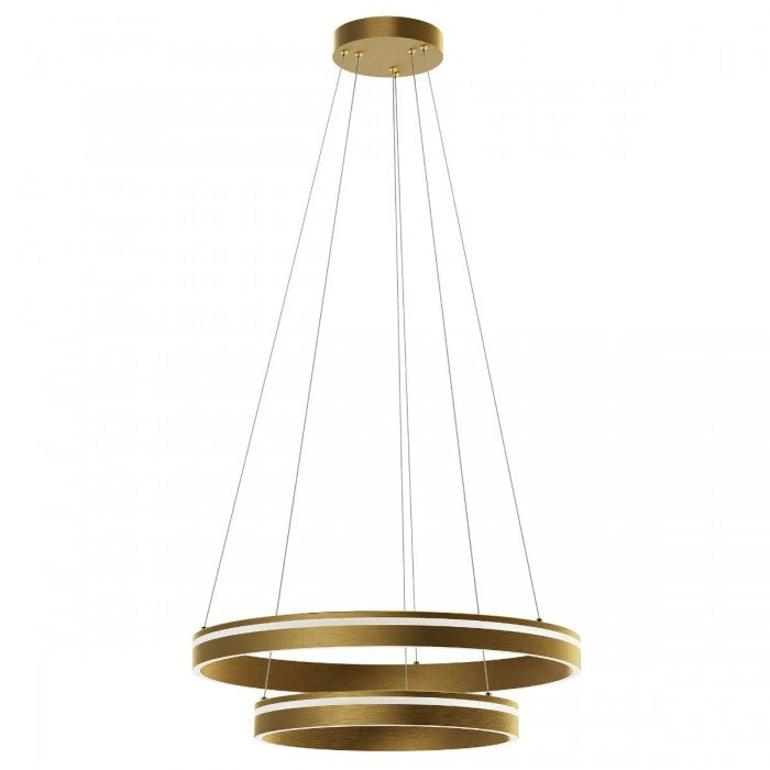 Lustra Valdis, auriu mat, LED CCT, 55W, 3000K-4000K, 2525 lumeni, D.60 cm, Smarter 01-3778