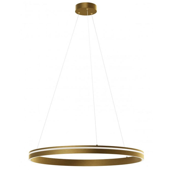 Lustra Valdis, auriu mat, LED CCT, 57W, 2895 lumeni, 3000K/4000K, D.79 cm, Smarter 01-3781