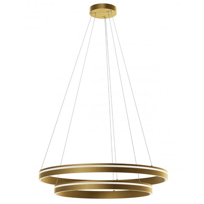 Lustra Valdis, auriu mat, LED CCT, 76W, 3710 lumeni, 3000K/4000K, D.79 cm, Smarter 01-3784