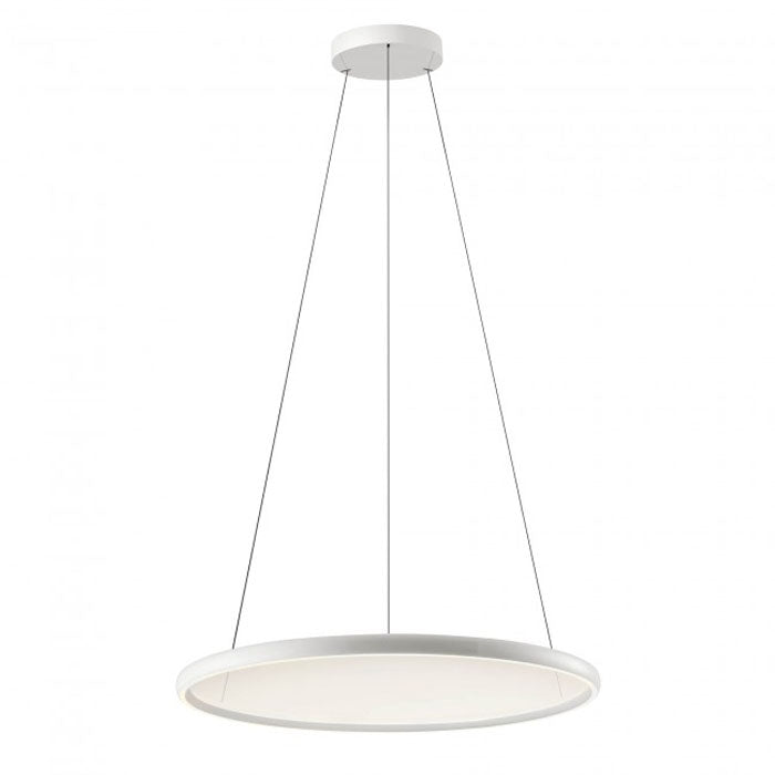 Lustra LED Vance, alb, 90W, 7200lm, 2700K, 4000K, 5000K, telecomanda, D.80cm, IP20, Redo, 01-3939