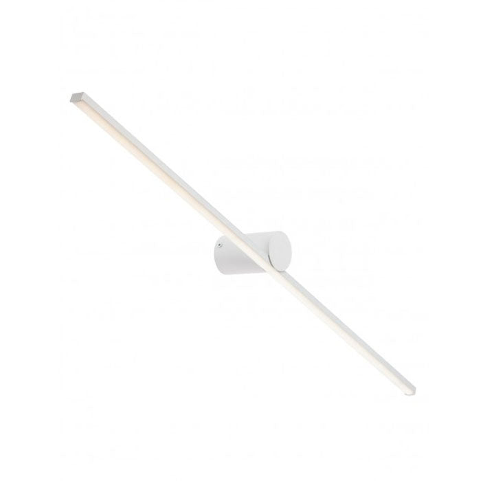 Aplica Row, alb mat, LED, 18W, 982 lumeni, 4000K, IP44, L.90 cm, Smarter 01-4034