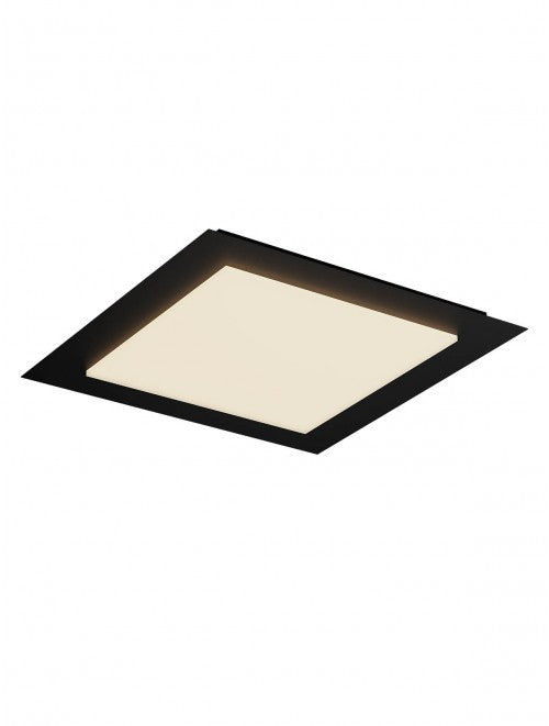 Plafoniera LED Tatami, negru, 50W, 3850lm, 3000K/4000K/6500K, L.70cm, IP20, Smarter, 05-1003