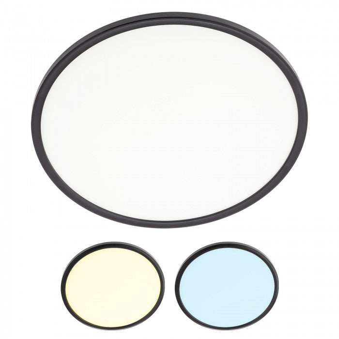 Plafoniera MEMO, alb mat, LED CCT, 24W, 2700 lumeni, 3000K-4000K-6500K, D. 30 cm, IP54,Smarter 05-935