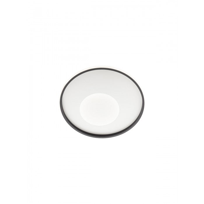 Plafoniera LED Sintesi, negru, 45W, 2687lm, 3000K, 4500K, 6500K, D.45cm, IP20, Smarter, 05-959