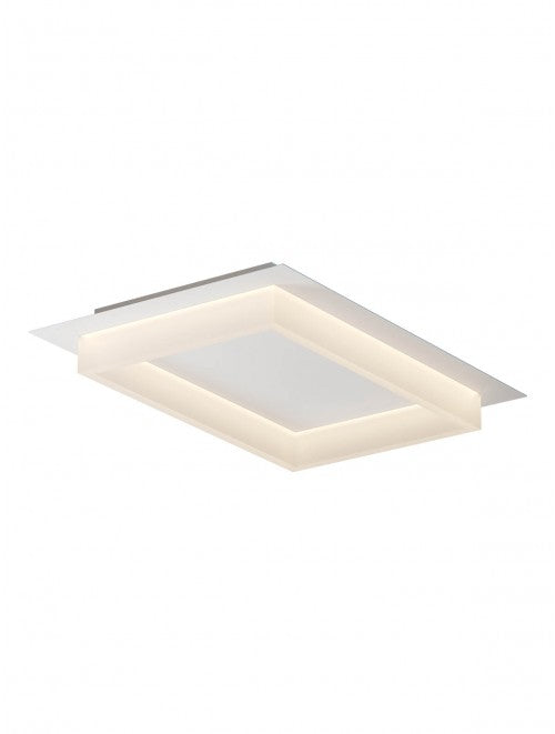 Plafoniera LED Perimetro, alb, 36W, 2155lm, 3000K/4000K/6500K, L.50cm, IP20, Smarter, 05-974