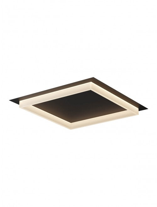 Plafoniera LED Perimetro, negru, 50W, 3200lm, 3000K/4000K/6500K, L.65cm, IP20, Smarter, 05-985