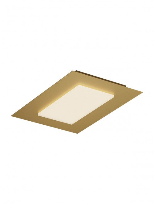 Plafoniera LED Tatami, auriu, 36W, 2340lm, 3000K/4000K/6500K, L.50cm, IP20, Smarter, 05-993
