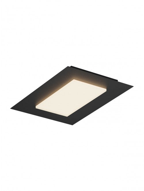 Plafoniera LED Tatami, negru, 36W, 2340lm, 3000K/4000K/6500K, L.50cm, IP20, Smarter, 05-994