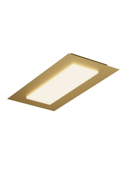 Plafoniera LED Tatami, auriu, 40W, 2720lm, 3000K/4000K/6500K, L.70cm, IP20, Smarter, 05-999