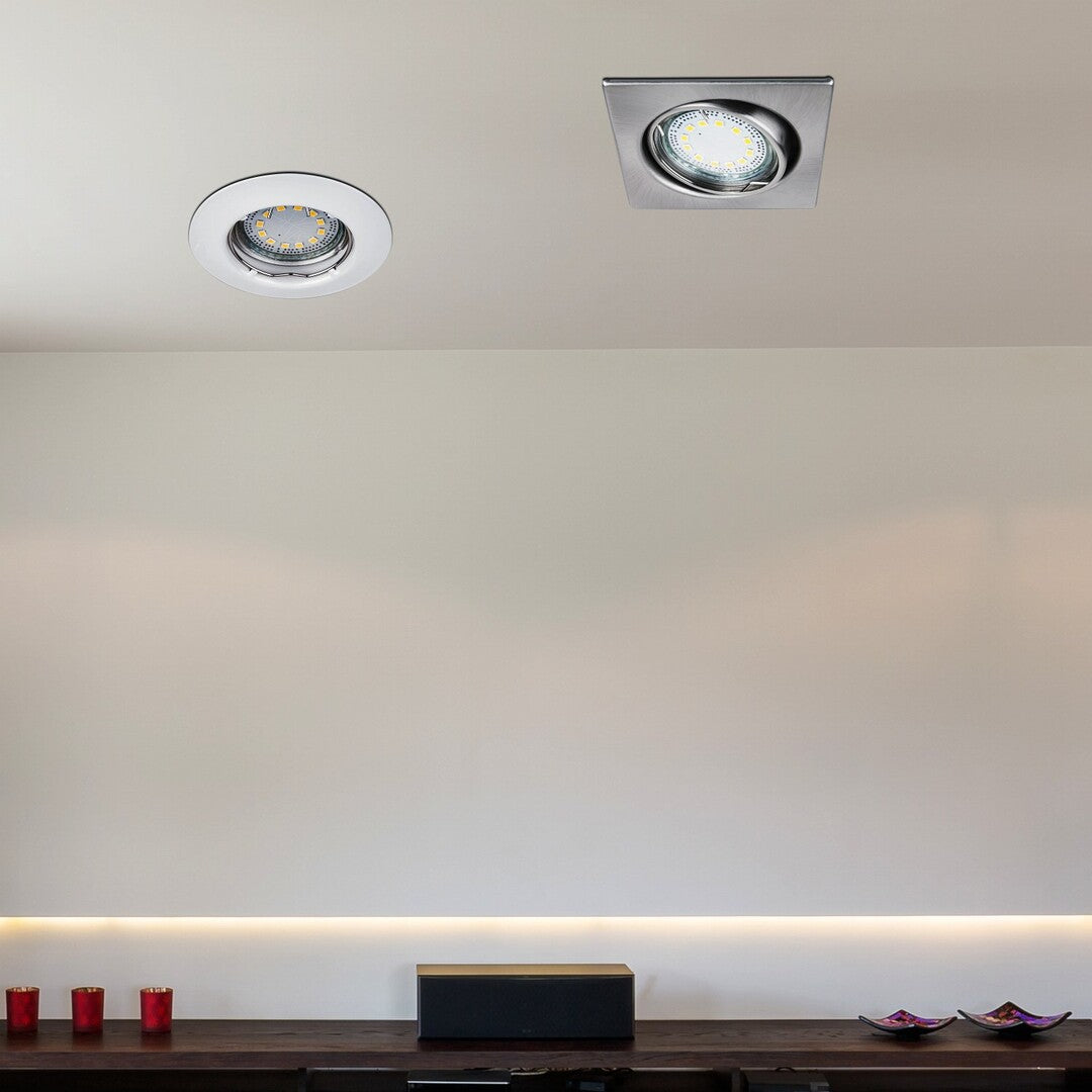 Spot LED incastrat Lite, alb, GU10, 3x3W, 3x240lm, 3000K, D.8,2cm, IP44, Rabalux, 1046