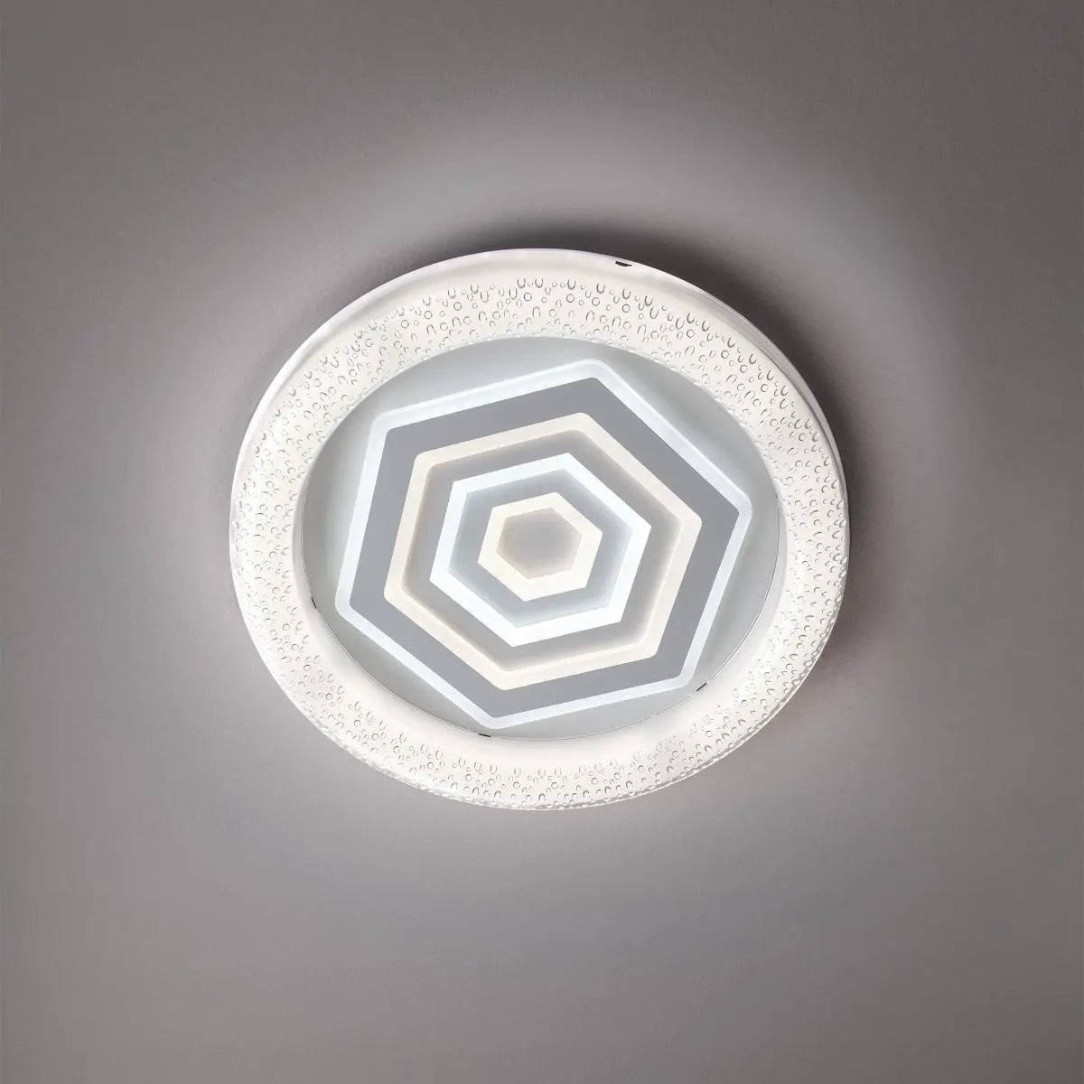 Plafoniera LED Azuki, alb mat, 132W, 9440lm, 3000K, 4500K, 6500K, D.49cm, IP20, Smarter, 05-921