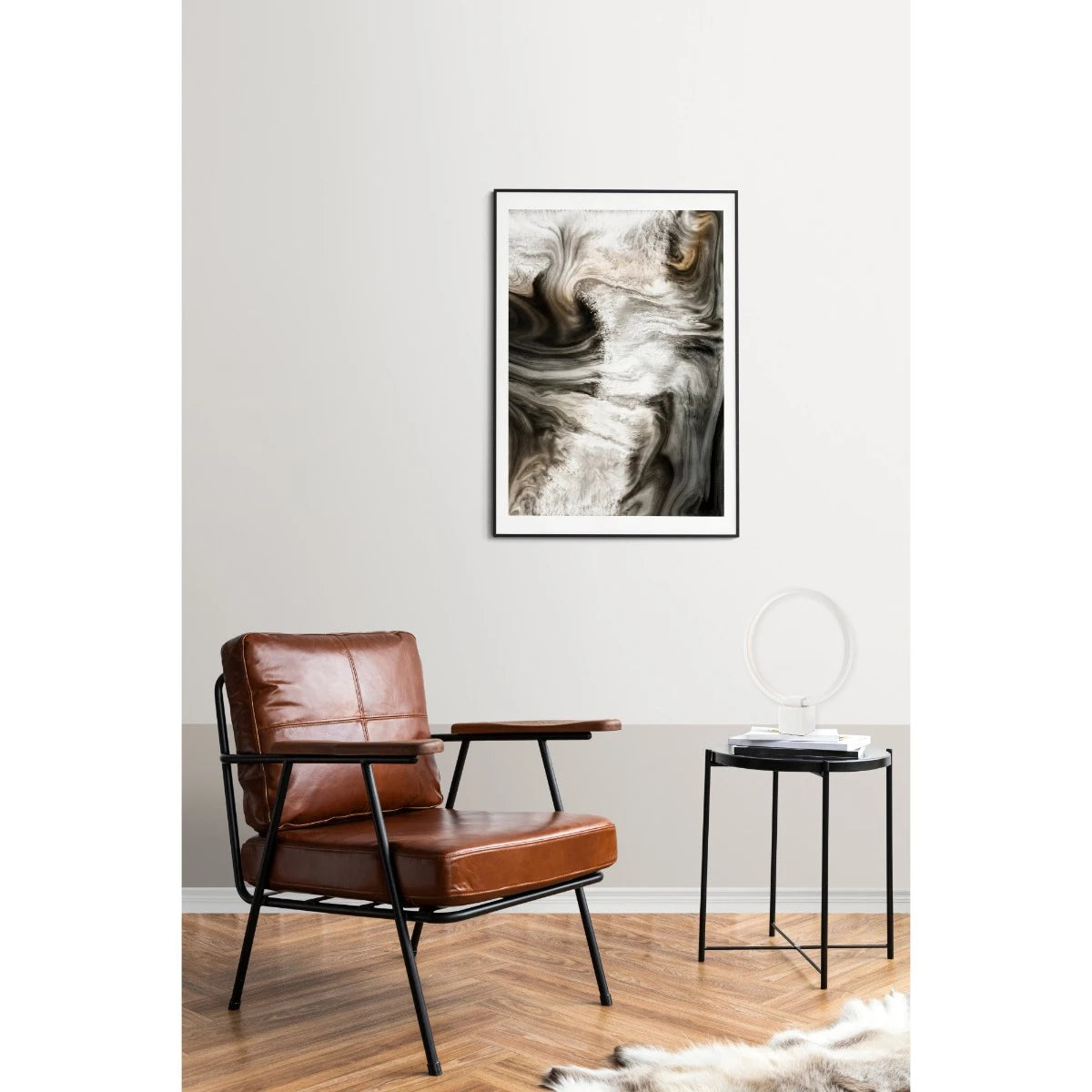 Veioza Ado, alb mat, LED, 12W, 700 lumeni, alb cald 3000K, H.37 cm, Smarter 01-3058