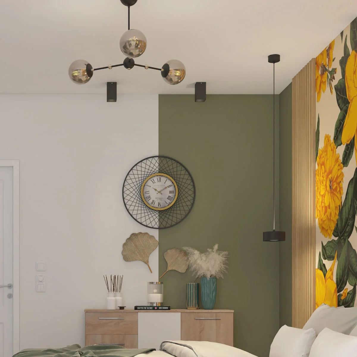 Lustra suspendata LED Punkt, negru mat, 6W, 374lm, 3000K, D.15cm, IP20, Smarter, 01-3101