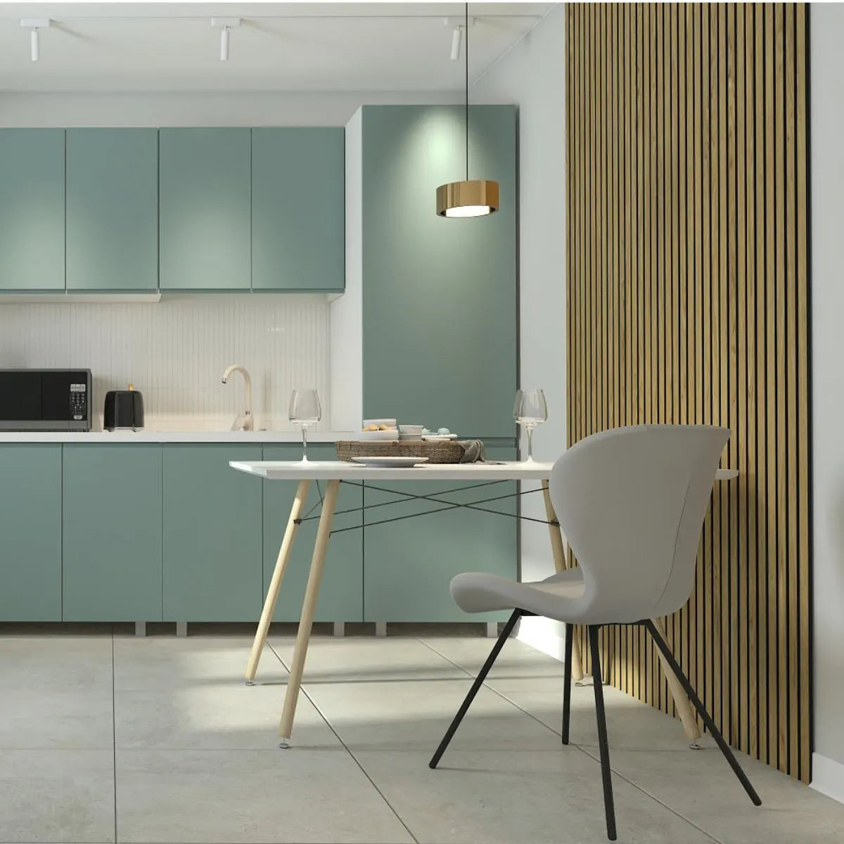 Lustra suspendata LED Punkt, alama, 6W, 374lm, 3000K, D.15cm, IP20, Smarter, 01-3100