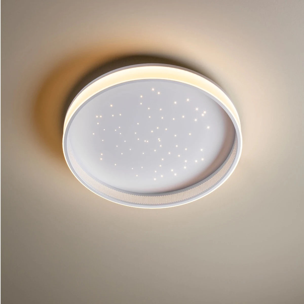 Plafoniera LED Sair, alb mat, telecomanda, 57W, 3620lm, 2700K/6500K, D.50 cm, IP20, Smarter, 05-965