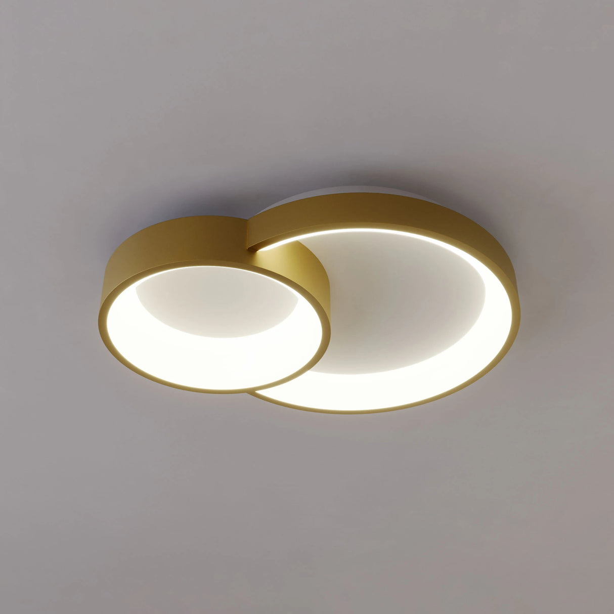 Plafoniera LED Combi, auriu mat, 50W, 3000/4000/6000K, 4248lm , L. 72 cm, IP20, Smarter, 01-3371