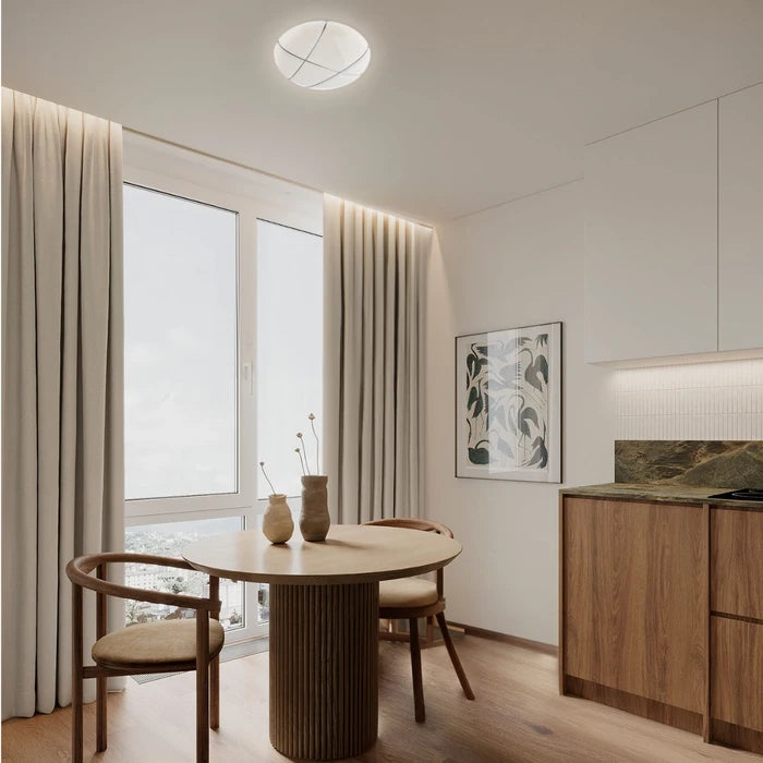 Plafoniera LED Nella, alb, 36W, 2974lm, 3000K/4000K/6500K, D.49 cm, IP20, Smarter, 05-1012