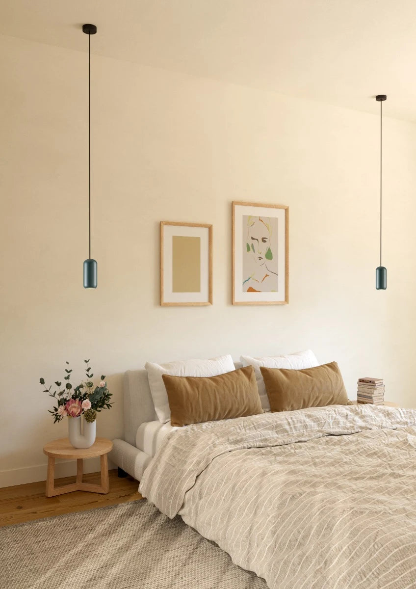 Lustra suspendata Boom, verde mat, 1XGU10, D.8 cm, Smarter 01-3475