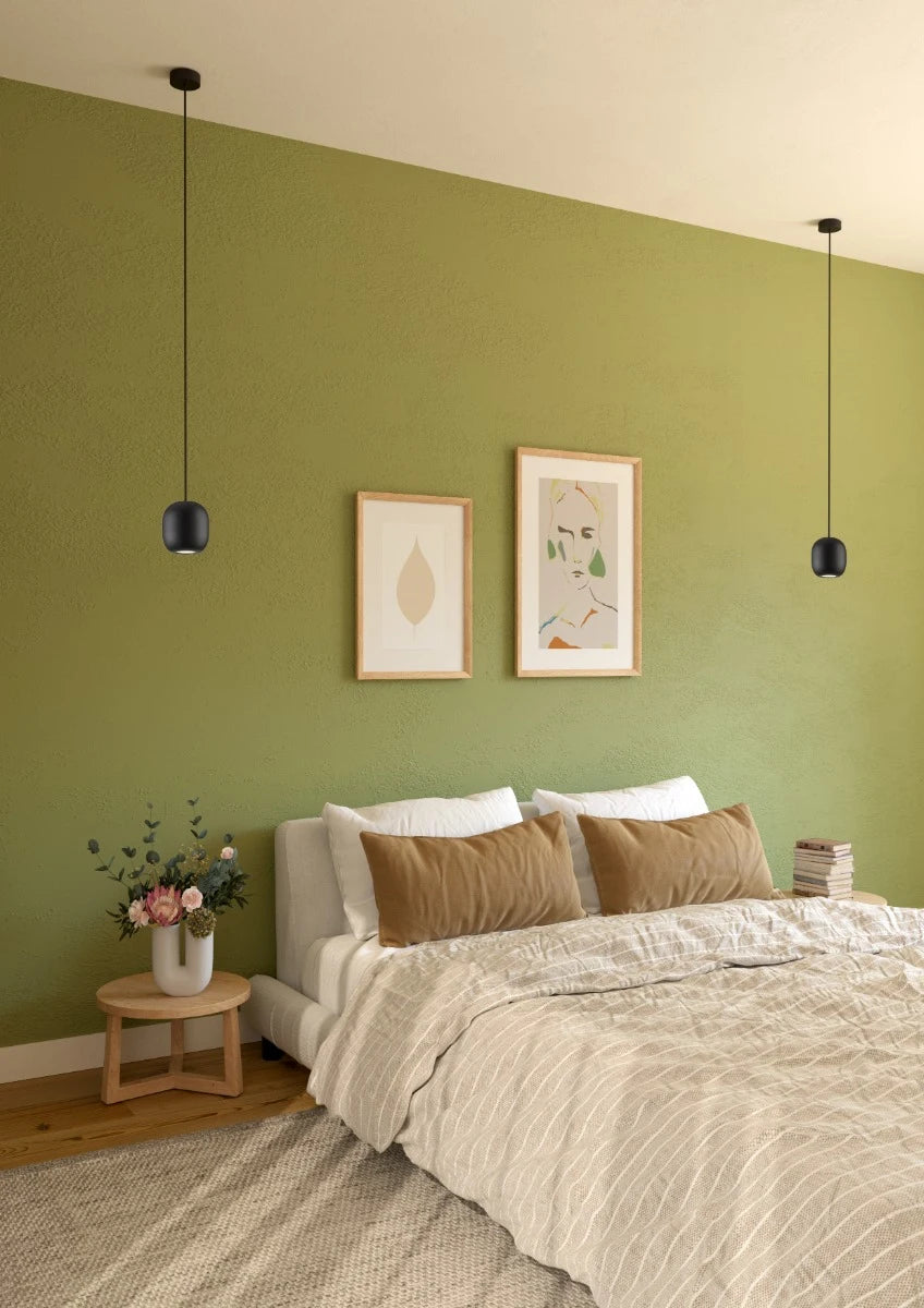 Lustra suspendata Boom, negru mat, 1XGU10, D.12 cm, Smarter 01-3477