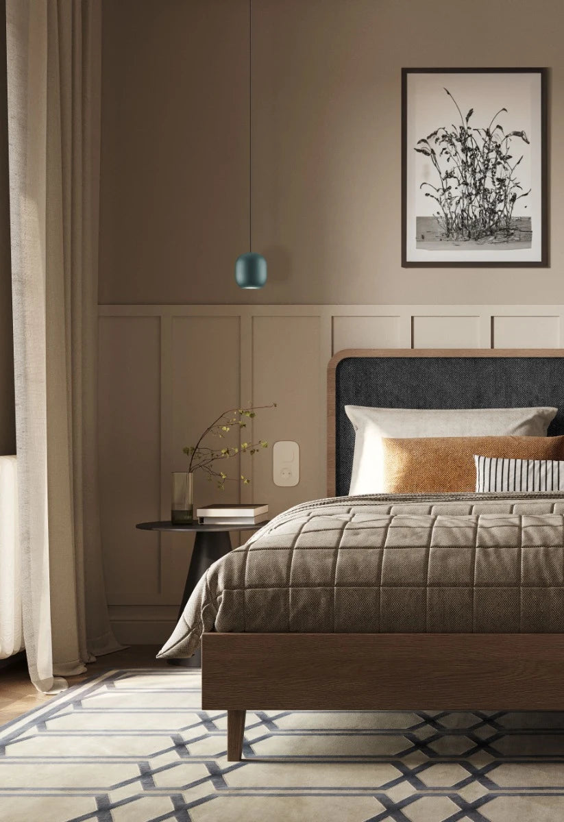 Lustra suspendata Boom, verde mat, 1XGU10, D.12 cm, Smarter 01-3478