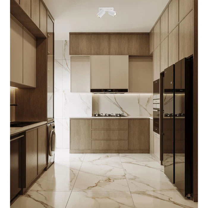 Plafoniera Modi, alb, 2XGU10, L.17 cm, IP20, Smarter, 01-3502