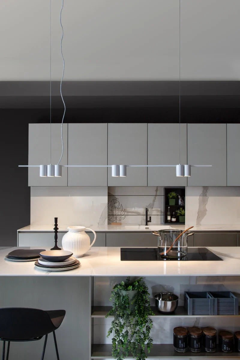 Lustra Modi, alb, 7XGU10, L.150 cm, Smarter 01-3517