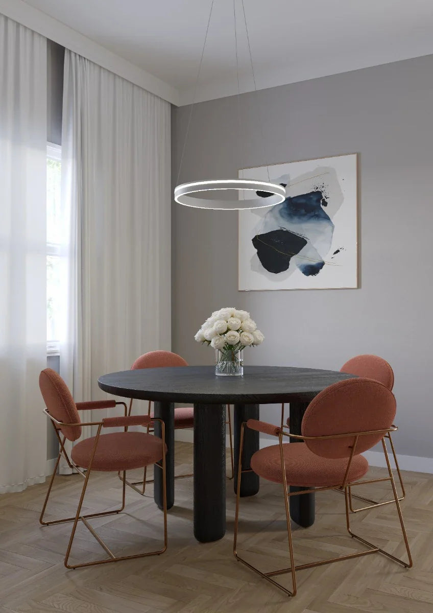 Lustra Valdis, alb mat, LED CCT, 38W, 2109 lumeni, 3000K/4000K, D.59 cm, 01-3774