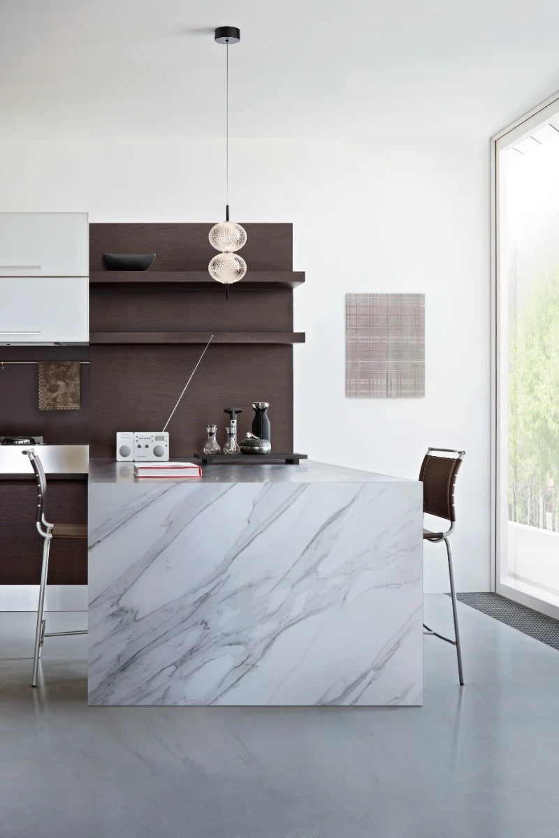 Lustra suspendata Ventura, negru mat, LED, 12W, 1309 lumeni, alb cald 3000K, H.36 cm, Smarter 01-4024