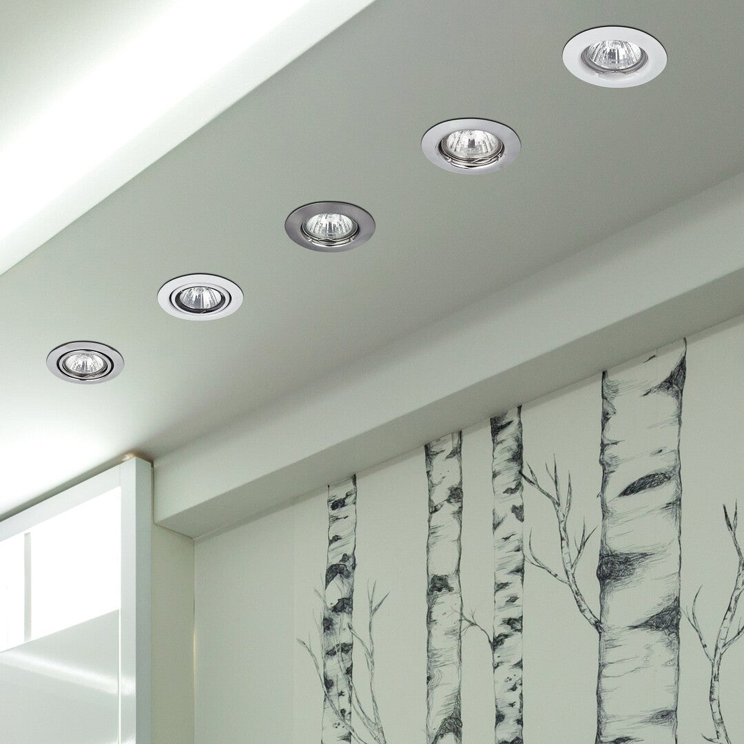 Spot incastrat Relight, alb, 1 x GU5.3, D.8cm, IP20, Rabalux, 1087