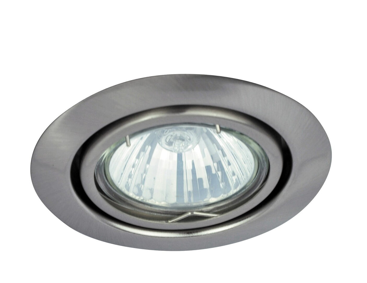 Spot incastrat Relight, crom satin, 1 x GU5.3, D.8,6cm, IP20, Rabalux, 1093