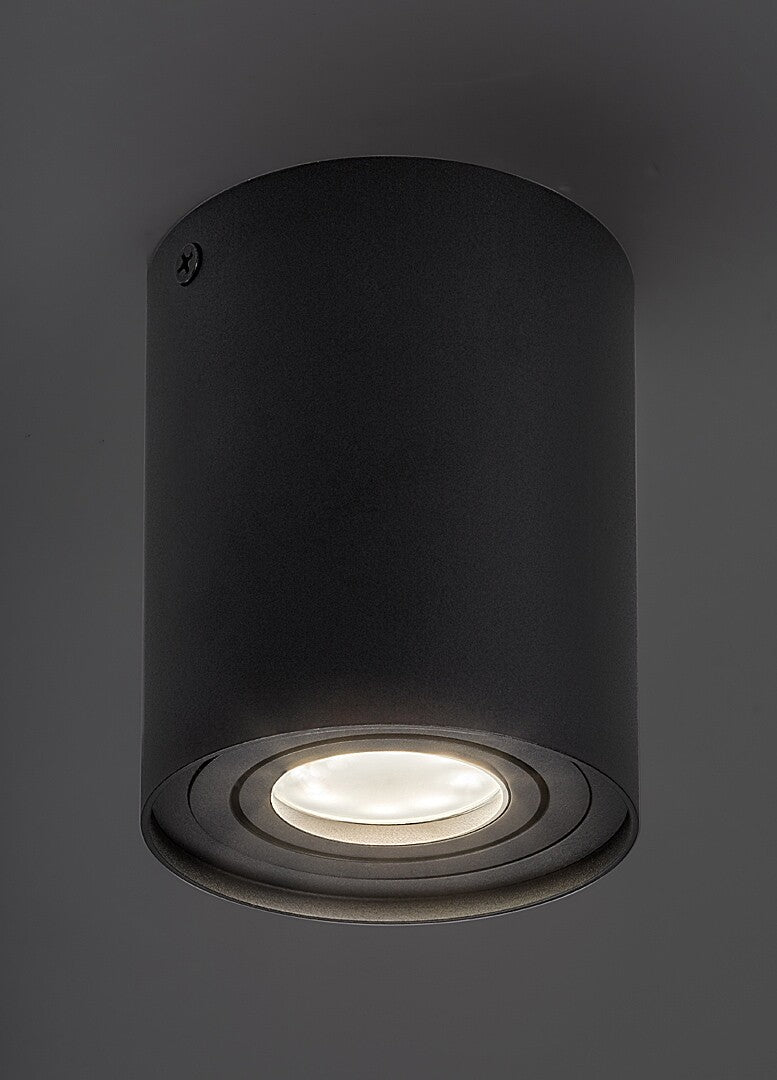 Plafoniera Kobald, negru mat, 1xGU10, IP20, Rabalux, 2047