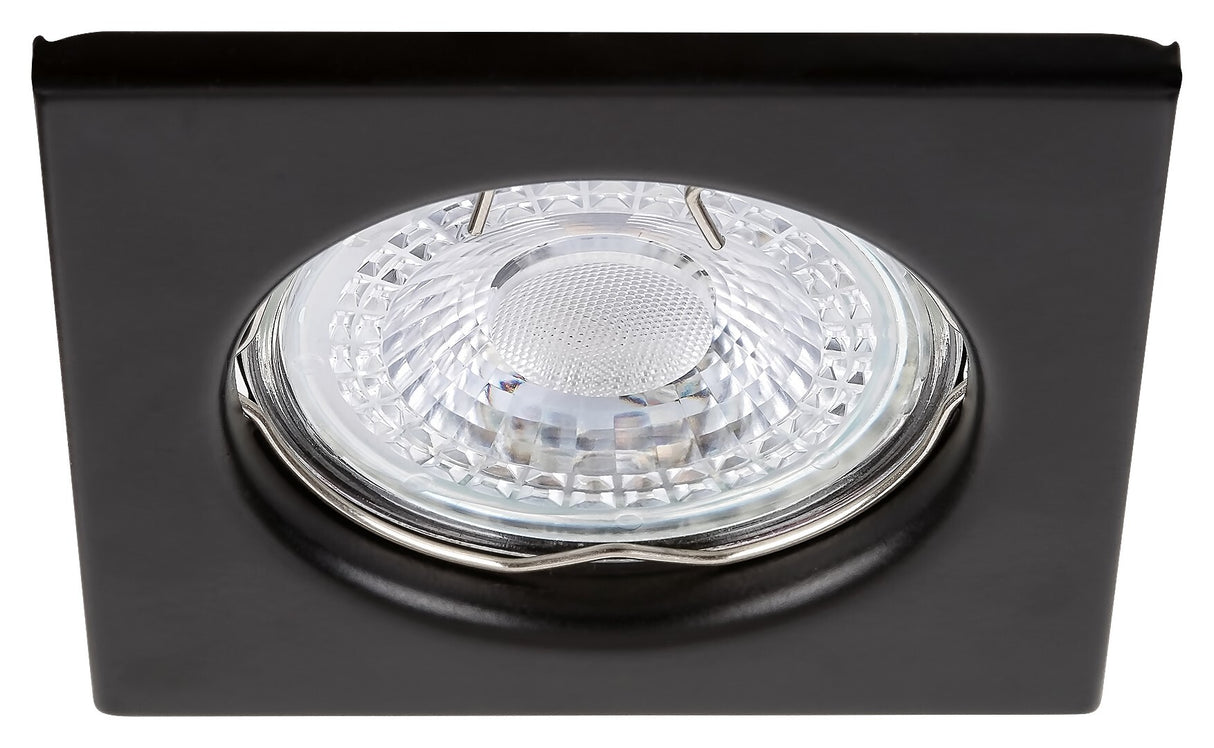 Spot incastrat Relight, negru, 1 x GU5.3, D.7,8cm, IP20, Rabalux, 2150
