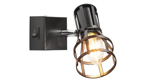 Lampa spot Aria, negru mat, 1xE14, Rabalux 59580