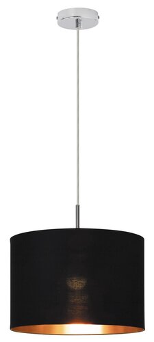 Lustra suspendata Monica, negru, 1xE27, D.38cm, IP20, Rabalux, 25260