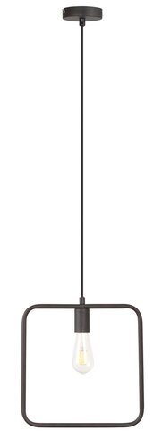 Lustra suspendata Levi, negru, 1xE27, IP20, Rabalux, 25700