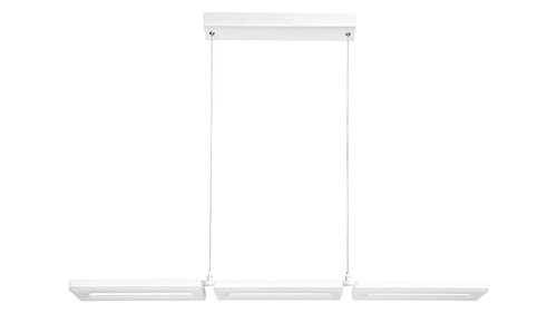 Lustra suspendata LED Alana, alb mat, 48W, 2800lm, 3000K, L.115cm, IP20, Rabalux, 5649