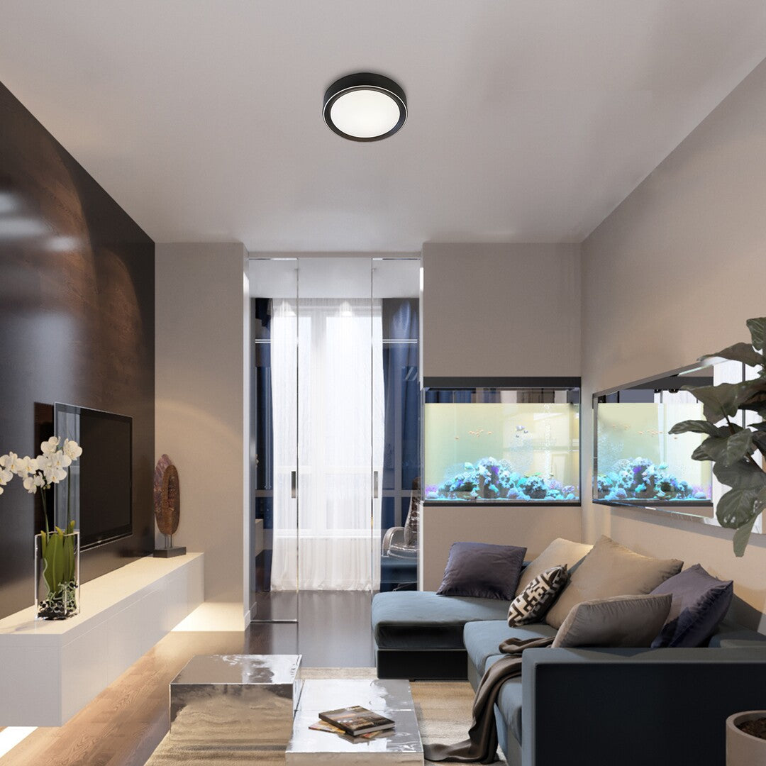 Plafoniera LED Mokka, maro, 24W, 2000lm, 3000-6000K, RGB, IP20, Rabalux, 2987