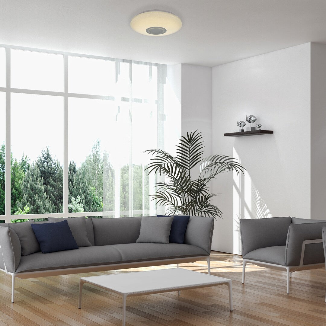 Plafoniera Rodion, alb, 1800lm, LED 24W, 2700-6500K, RGB, WIFI, Rabalux 3509