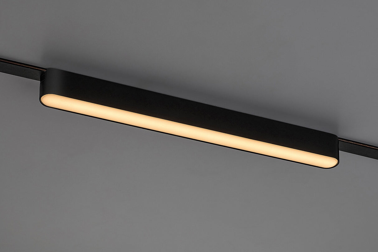 Plafoniera pentru sina Litrack LINE 08N, LED, 16W, 850 lumeni, 4000K, negru, Rabalux 70113